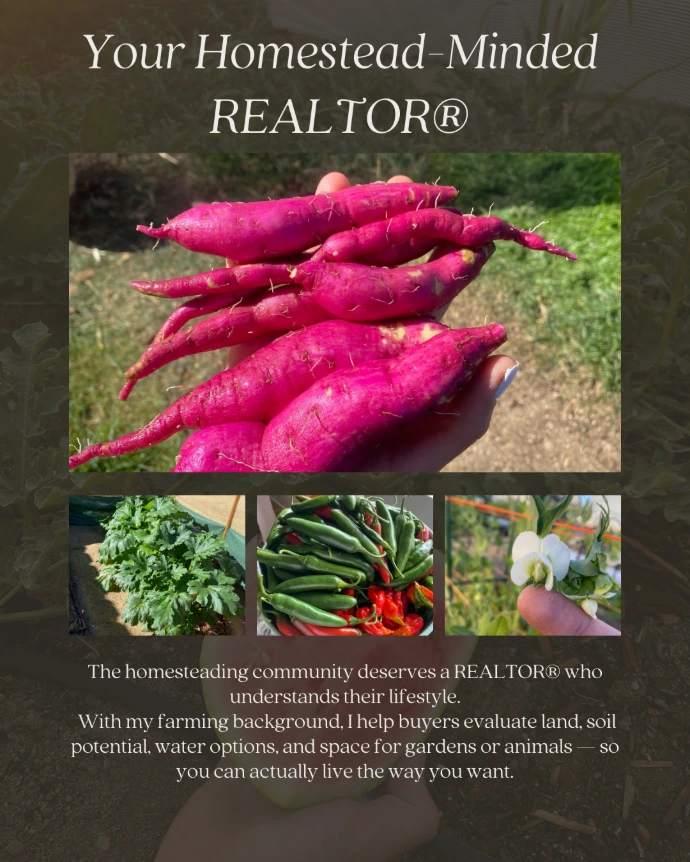 Homesteaders deserve a realtor who understands